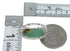 Sterling Silver And Turquoise Ring Size 6-3/4 RX80976